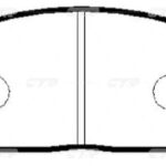 Колодки тормозные дисковые CTR