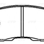 Колодки тормозные дисковые CTR