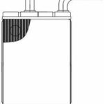 Радиатор отоп. для а/м Chery Fora A21 (06-) (4 патрубка) (LRh 3004) LUZAR