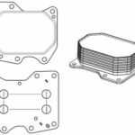 Радиатор масл. для а/м Ford Transit (06-)/(13-)/Peugeot Boxer (06-) 2.2TD (124*114.8*43мм) (L LUZAR