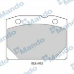 Колодки тормозные дисковые перед MANDO