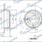 Диск тормозной MANDO