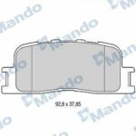 Колодки тормозные дисковые зад MANDO