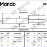 Амортизатор двери багажника MANDO