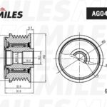 Муфта свободного хода HYUNDAI ix35/SONATA/KIA MAGENTIS 2.0/2.4 05- MILES