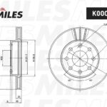 Диск тормозной передний D236мм CHEVROLET LANOS/AVEO/SPARK/ASTRA F/CORSA B/VECTRA A (TRW DF4439) K000457 MILES
