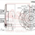 СТУПИЦА ЗАДНЯЯ С МАГНИТНЫМ КОЛЬЦОМ АБС ASVA