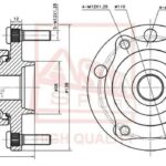 СТУПИЦА ЗАДНЯЯ С МАГНИТНЫМ КОЛЬЦОМ АБС ASVA