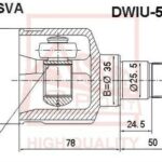 ШРУС ВНУТРЕННИЙ AVEO 22x19x35 ASVA