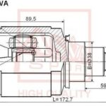 ШРУС ВНУТРЕННИЙ 29x38x22 ASVA
