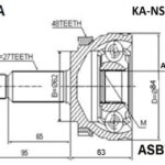 ШРУС НАРУЖНЫЙ KIA SPORTAGE 27x24x62 ASVA