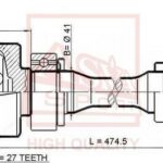 ШРУС ВНУТРЕННИЙ ПРАВЫЙ TOYOTA CAMRY 24x27x41x24 ASVA