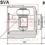 ШРУС ВНУТРЕННИЙ ЛЕВЫЙ TUCSON/SPORTAGE 33X41X27 ASVA