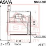 ШРУС ВНУТРЕННИЙ 27x136 ASVA