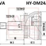 ШРУС НАРУЖНЫЙ SANTA FE/SORENTO 30x35x73 ASVA