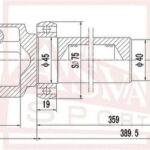 ШРУС ВНУТРЕННИЙ ПРАВЫЙ 24x40x26 ASVA