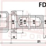 ШРУС ВНУТРЕННИЙ ПРАВЫЙ FIESTA/FUSION 23x21x40 ASVA