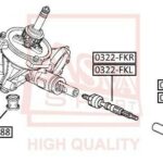 НАКОНЕЧНИК РУЛЕВОЙ ЛЕВЫЙ ASVA