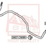ТЯГА СТАБИЛИЗАТОРА ЗАДНЯЯ ASVA