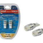 Лампа светодиодная сигнальная Т10W5W W2,1*9,5d 5000K T406 12V 1,2W Блистер 2шт 1009278 XENITE