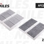 Фильтр салона угольный (комплект 2 шт) MERCEDES BENZ W166 AFC2336 MILES