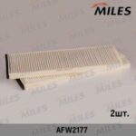 Фильтр салона HYUNDAI ACCENT/GETZ 00- (упак.2шт.) MILES