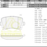 Тормозные колодки AUDI A3, A4, A6 03-, SKODA, VW Задн. ANCHI