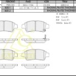 Тормозные колодки TOYOTA Platz, Vitz, Probox, Succed Передн. ANCHI