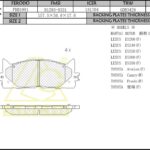 Тормозные колодки TOYOTA Avalon, Camry ACV4 , LEXUS ES350 07-  Передн. ANCHI