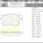 Тормозные колодки TOYOTA CAMRY  CV4  06-, RAV 4 ACA3  05- Задн. ANCHI