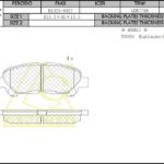 Тормозные колодки TOYOTA HIGHLANDER 09-, KLUGER 07- Задн. ANCHI