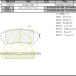 Тормозные колодки LEXUS RX350 09-, RX270, RX400 Задн. ANCHI
