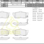 Тормозные колодки NISSAN Задн. ANCHI