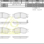 Тормозные колодки NISSAN Sunny B15,N16, AD, Wingroad Y11, Cube Z10, Sylphy G10  Передн. ANCHI