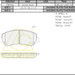 Тормозные колодки NISSAN X-TRAIL T31, Qashqai 07-, Maxima A36 Перед. ANCHI