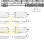 Тормозные колодки MAZDA CX-5 12- Задн. ANCHI