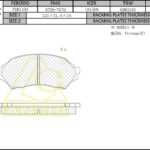 Тормозные колодки MAZDA Familia323 BJ  98- Перед. ANCHI