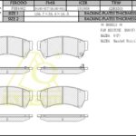 Тормозные колодки Ford Fusion 08-, Mazda 6, Atenza 08-  Перед. ANCHI