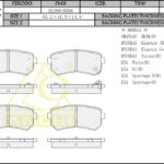 Тормозные колодки HYUNDAI Accent 05-, I30, IX35, Tucson, KIA Rio, Ceed, Picanto, Sportage  За ANCHI