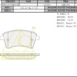 Тормозные колодки For RENAULT Front ANCHI AC0721C