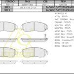 Тормозные колодки For ACURA, HONDA Front,  EXEED TXL ANCHI