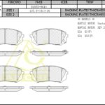 Тормозные колодки HYUNDAI, KIA FR  14- ANCHI