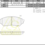Тормозные колодки For MMC Front ANCHI