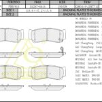 Тормозные колодки For HYUNDAI, KIA Rear ANCHI