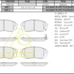Тормозные колодки For HYUNDAI, KIA Front ANCHI