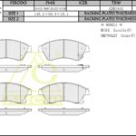 Тормозные колодки For CHEVROLET,OPEL Front ANCHI AC5371C
