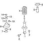 ВТУЛКА ОПОРЫ ЗАДНЕГО АМОРТИЗАТОРА ВЕРХНЯЯ CY4A CW6W MITSUBISHI