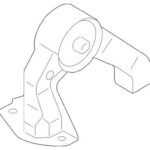 Опора двигателя задняя MITSUBISHI