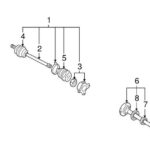 Пыльник ШРУСа наружный MITSUBISHI