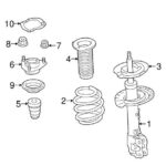 НАКЛАДКА ПРУЖИНЫ ПЕРЕД.ПОДВЕСКИ 4040A555 MITSUBISHI